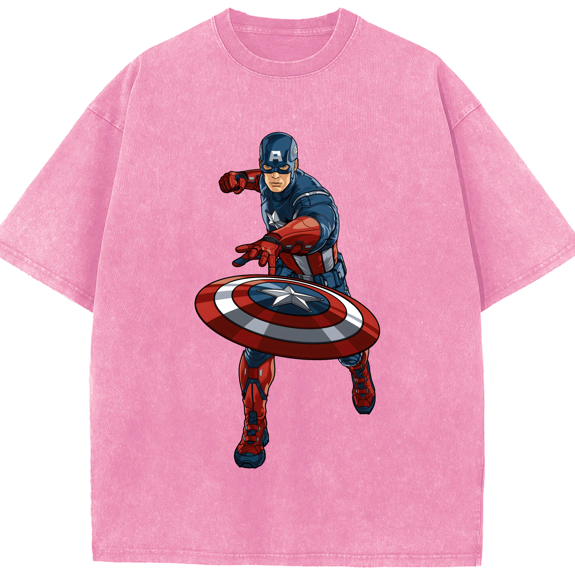 （画像用） アベンジャーズ The Avengers 綿100% ヴィンテージ風 半袖Tシャツ（フロントプリント）